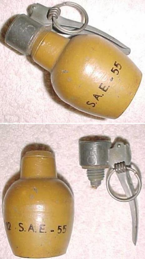 French WW2 DF 37 HE Grenade